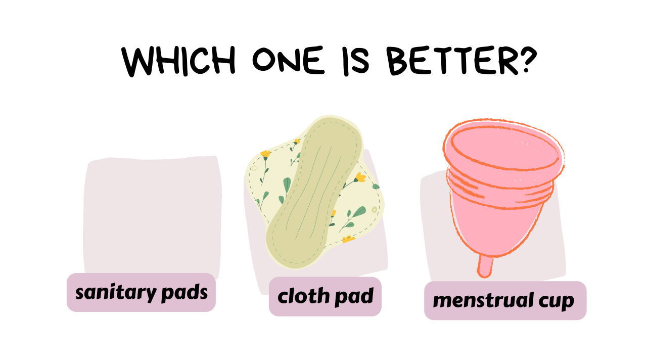 Which is better? Menstrual Cup, Cloth Menstrual Pad, or Menstrual Pad?